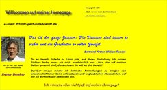 Desktop Screenshot of dr-gert-hillebrandt.de